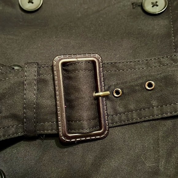 Banana Republic Factory black cotton trench coat - Picture 8 of 17